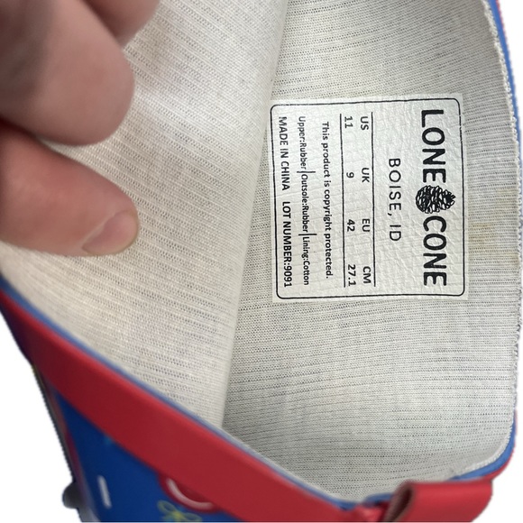 Lone Cone Womens Rain Boots Size 11 Unicorns Rainbows Waterproof Designed in USA - Picture 10 of 12
